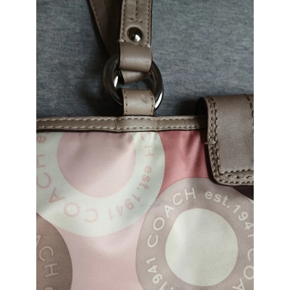 Coach Purse Soho Ashley Sateen Snaphead Tote Bag Designer K1175 F18805 - Picture 9 of 16